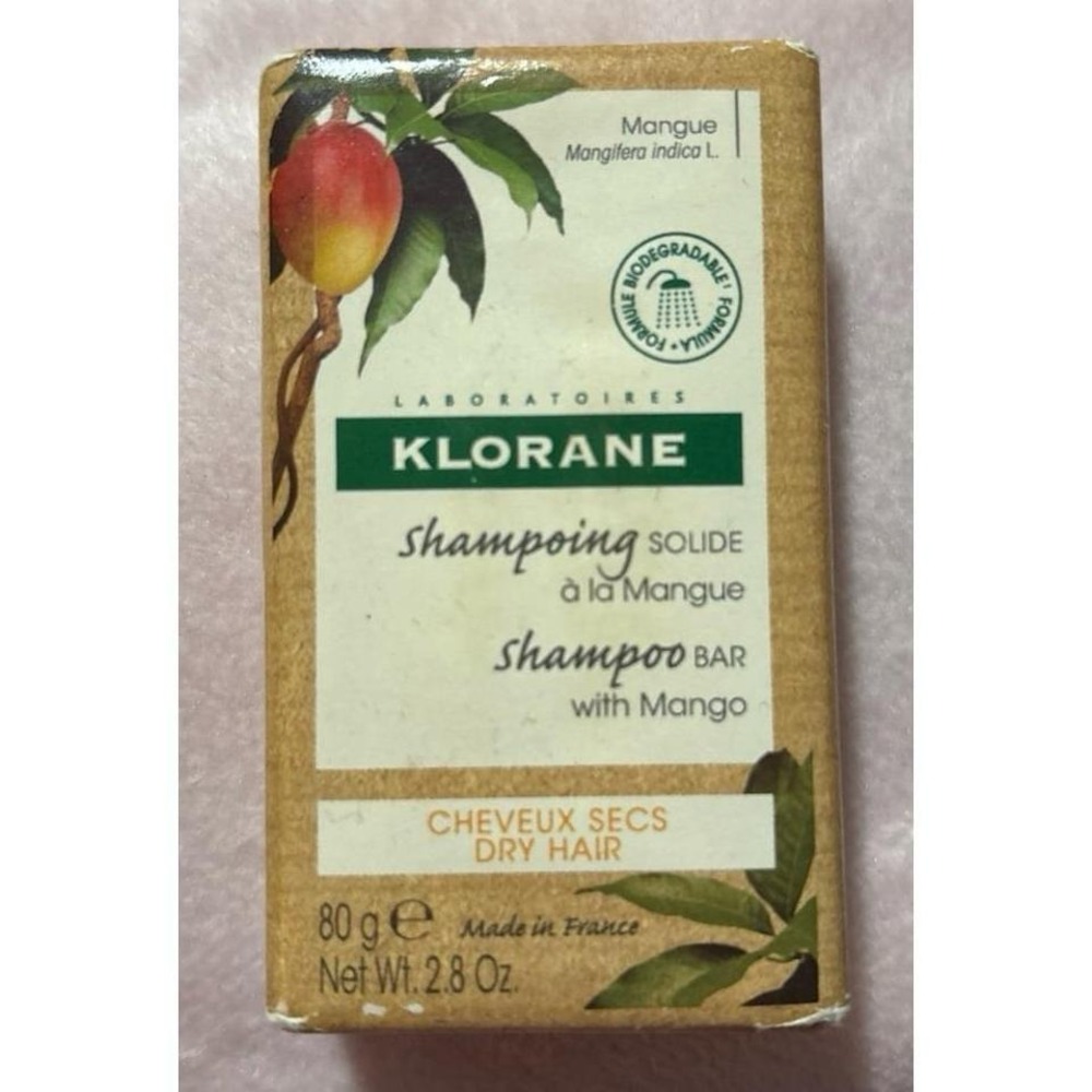 NEW‎ Klorane Mango Shampoo Bar, 2.8oz